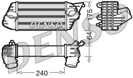 Интеркулер DENSO DIT09120 (фото 1)