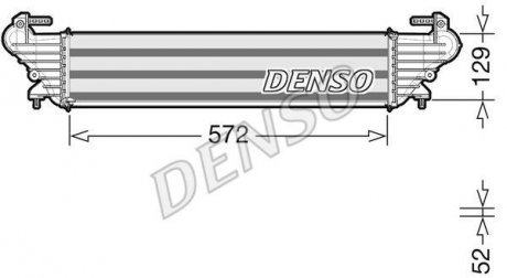 Интеркулер FIAT DENSO DIT09121 (фото 1)