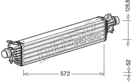 Інтеркулер OPEL DENSO DIT20004 (фото 1)