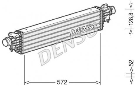 Интеркулер DENSO DIT20007