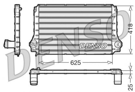 Интеркулер DENSO DIT50003 (фото 1)