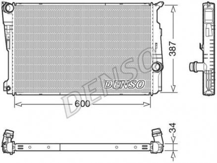 Радиатор DENSO DRM05006