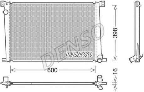 Теплообменник DENSO DRM05007 (фото 1)