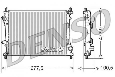 Радіатор DENSO DRM09037