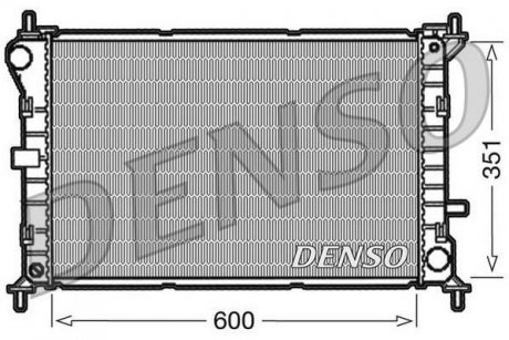 Радиатор, охлаждение двигателя DENSO DRM10051