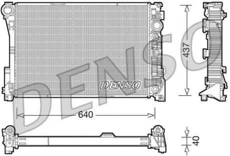 Радиатор DENSO DRM17046