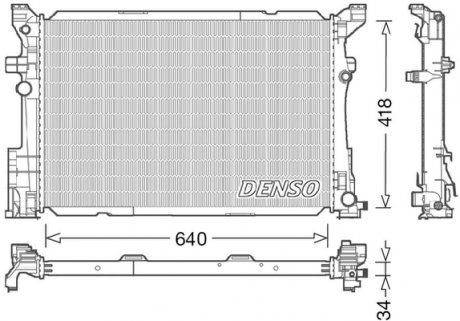 Радиатор DENSO DRM17054