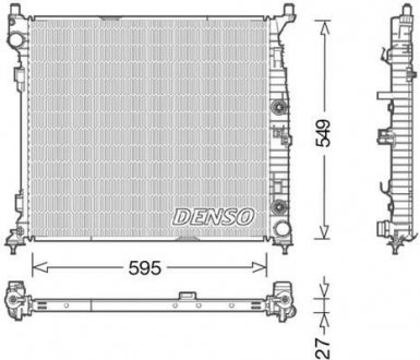 Теплообменник DENSO DRM17055 (фото 1)