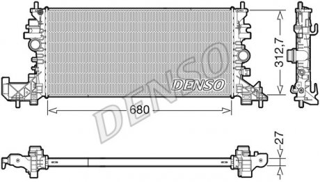 Радіатор DENSO DRM20118