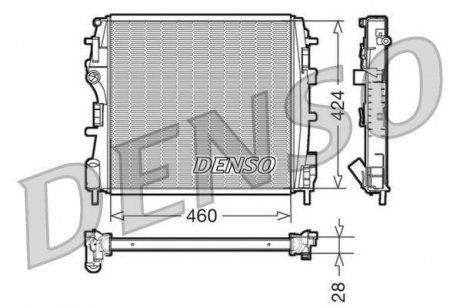 Радиатор DENSO DRM23019