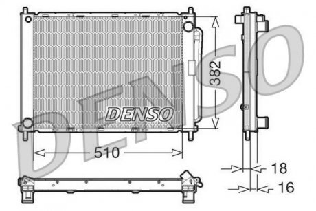 Радіатор DENSO DRM23100