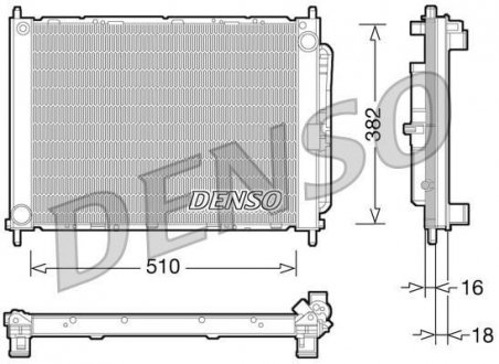 Модуль охлаждения DENSO DRM23101 (фото 1)