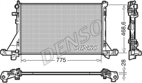 Радіатор Master / Movano / NV400 "10>> DENSO DRM23112 (фото 1)