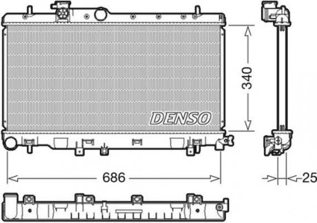 Теплообменник DENSO DRM36020