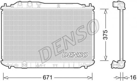 Радіатор DENSO DRM40028