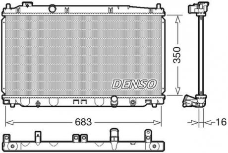 Теплообменник DENSO DRM40035