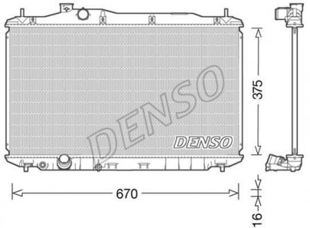 Теплообмінник DENSO DRM40040