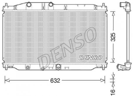 Теплообменник DENSO DRM40043 (фото 1)