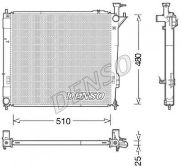 Теплообменник DENSO DRM41015 (фото 1)