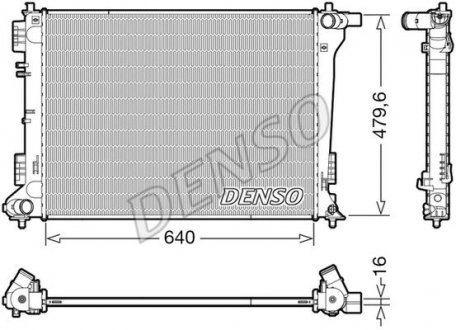 Радиатор HYUNDAI/KIA Tucson/Sportage \'\'15>> DENSO DRM41019