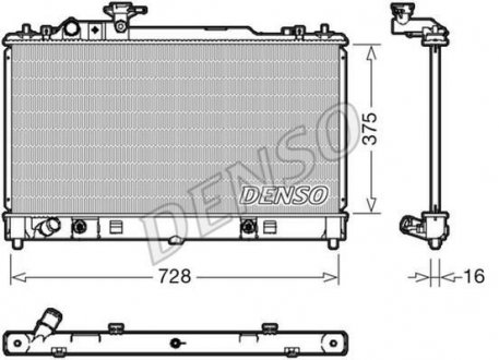 Радиатор DENSO DRM44029