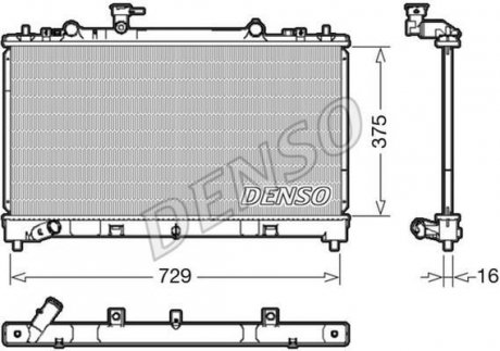 Теплообмінник DENSO DRM44038