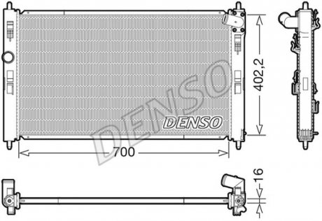 Радіатор DENSO DRM45050 (фото 1)