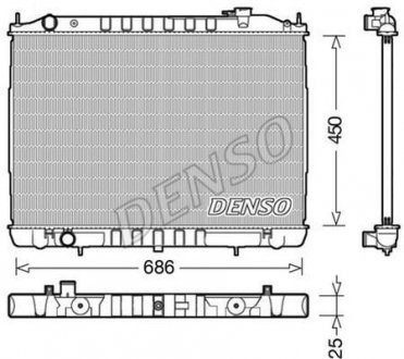 Теплообменник DENSO DRM46050 (фото 1)