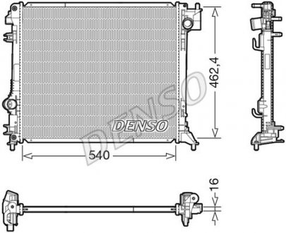 Радіатор основний DENSO DRM46062