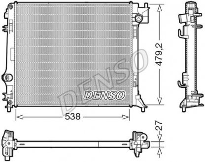 Радіатор основний DENSO DRM46064