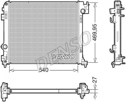 Радіатор NISSAN X-Trail (T32) \'\'1,6 "14>> DENSO DRM46065