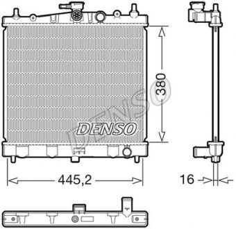 Радиатор NISSAN Note 2006 - 2012 DENSO DRM46067