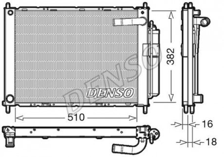 Модуль охлаждения DENSO DRM46101