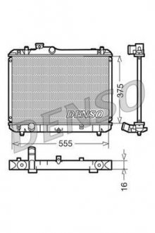 Радиатор DENSO DRM47008 (фото 1)