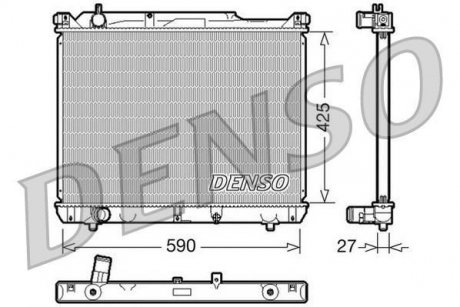 Радіатор DENSO DRM47019