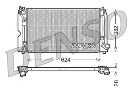 Радиатор DENSO DRM50012