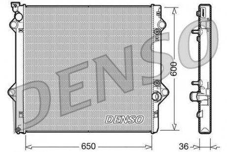 Радиатор, охлаждение двигателя DENSO DRM50049