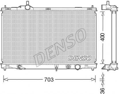 Радіатор DENSO DRM50095