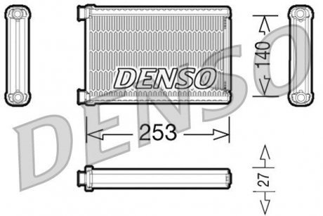 Радиатор печки DENSO DRR05005