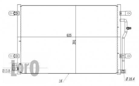 Конденсатор, кондиціонер DEPO 003-016-0008