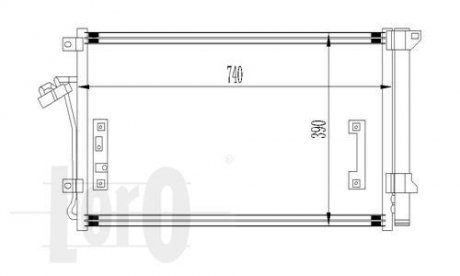 Конденсатор, кондиционер DEPO 003-016-0020