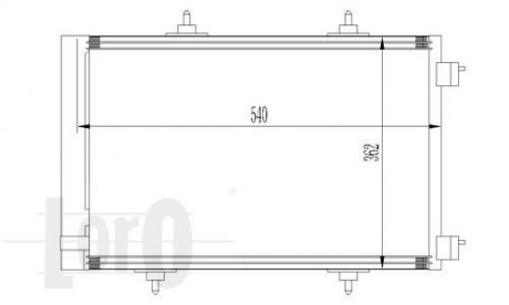 Конденсатор, кондиционер 009-016-0020 LORO DEPO 0090160020