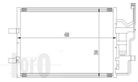 Конденсатор, кондиционер LORO DEPO 030-016-0010 (фото 1)