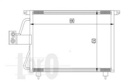 Конденсатор, кондиционер DEPO 037-016-0005