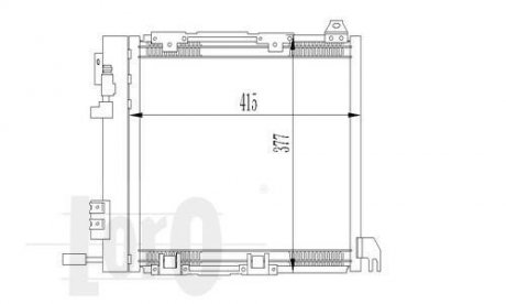 Радиатор кондиционера Opel Astra G 1.7-2.2DTI 98-05 DEPO 037-016-0009