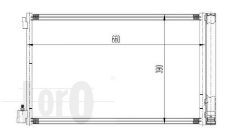 Радиатор кондиционера с осушителем DEPO 037-016-0036 (фото 1)