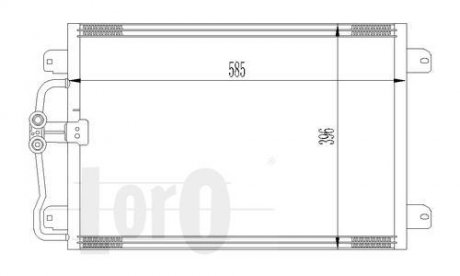 Конденсатор, кондиционер DEPO 042-016-0007