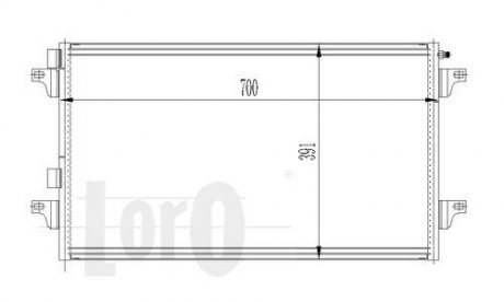 Радиатор кондиционера DEPO 042-016-0013