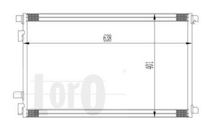 Конденсатор, кондиционер LORO DEPO 042-016-0015 (фото 1)