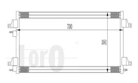 Конденсатор, кондиционер LORO DEPO 042-016-0040